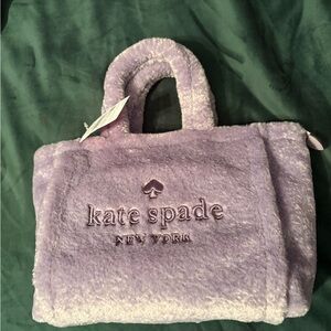 Kate Spade Lilac Shearling Handbag